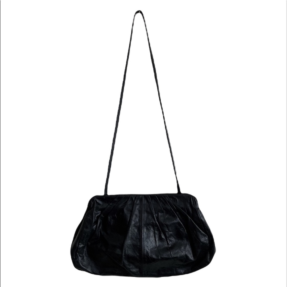 HOBO Black Leather Shoulder Bag